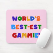 世界のベスト米国東部標準時刻Gammie明るい色のギフト マウスパッド (マウス)