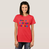 世界のベスト米国東部標準時刻Gammie明るい色のギフト Tシャツ (正面フル)