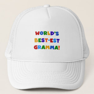 世界のベスト米国東部標準時刻Grammaの明るい色 キャップ
