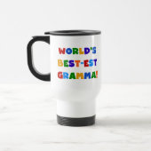 世界のベスト米国東部標準時刻Grammaの明るい色 トラベルマグ (左)