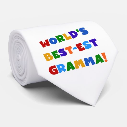 世界のベスト米国東部標準時刻Grammaの明るい色 ネクタイ (ロール)