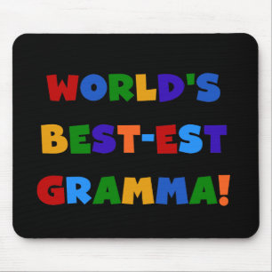 世界のベスト米国東部標準時刻Grammaの明るい色 マウスパッド