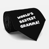 世界のベスト米国東部標準時刻Grammaの黒か白 ネクタイ (ロール)