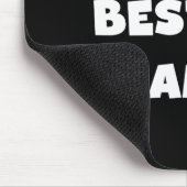 世界のベスト米国東部標準時刻Grammaの黒か白 マウスパッド (コーナー)