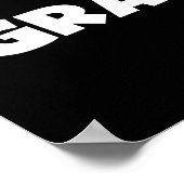 世界のベスト米国東部標準時刻Grammieの白いTシャツおよびギフト ポスター (角)