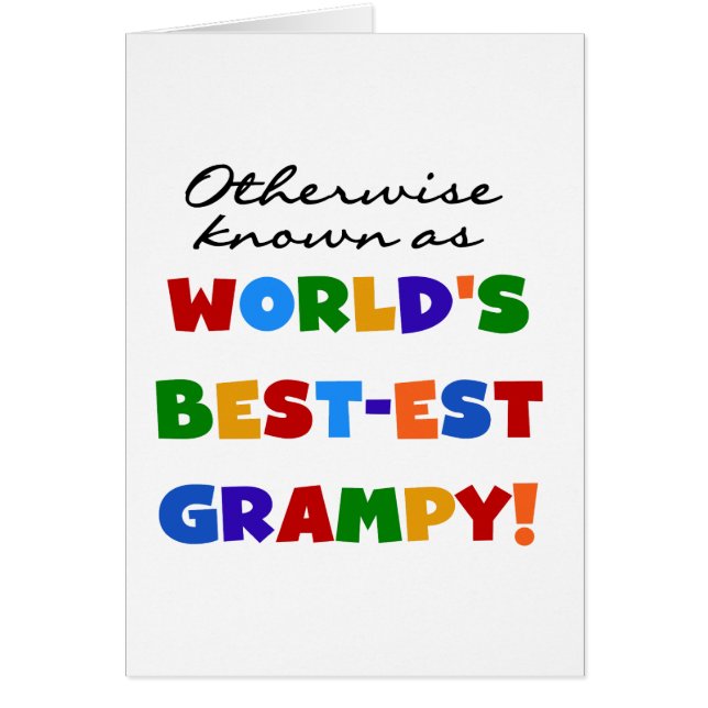 世界のベスト米国東部標準時刻Grampyのギフトとしてさもなければ知られていて (正面)