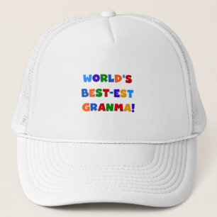 世界のベスト米国東部標準時刻Granmaの明るい色 キャップ
