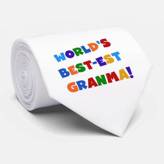 世界のベスト米国東部標準時刻Granmaの明るい色 ネクタイ (ロール)