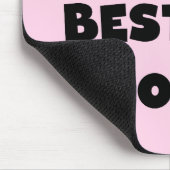 世界のベスト米国東部標準時刻Lolaの白黒Tシャツのギフト マウスパッド (コーナー)