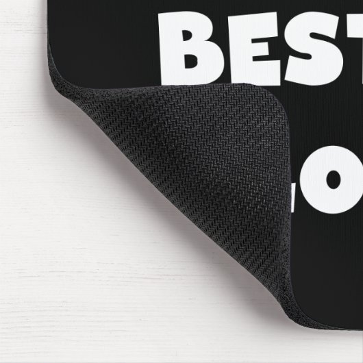 世界のベスト米国東部標準時刻Lolaの白黒Tシャツ マウスパッド (コーナー)