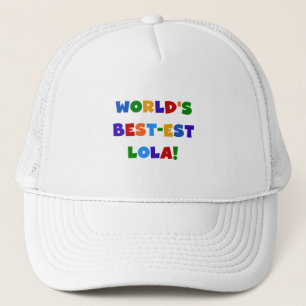 世界のベスト米国東部標準時刻LolaのTシャツおよびギフト キャップ