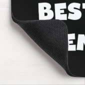 世界のベスト米国東部標準時刻Memawの白黒Tシャツ マウスパッド (コーナー)