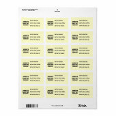 世界のベスト米国東部標準時刻Memawの白黒Tシャツ ラベル (フルシート)