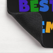 世界のベスト米国東部標準時刻Memaw明るい色のTシャツ マウスパッド (コーナー)