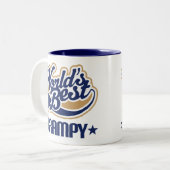 世界のベストGrampy ツートーンマグカップ (正面左)