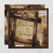 世界のベビーシャワーへようこそ 招待状 (正面/裏面)