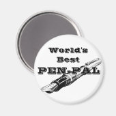 世界のペ最高のンパル マグネット (正面/裏面)