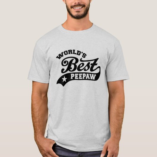 世界のペ最高のープ Tシャツ (正面)