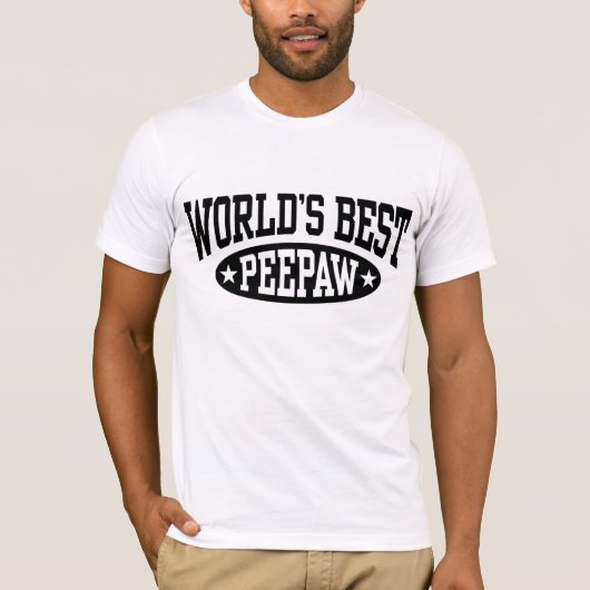 世界のペ最高のープ Tシャツ (正面)