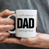 世界のボーナ最高のスパパ写真コラージュ コーヒーマグカップ