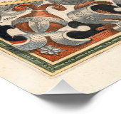 世界のポスターのジェラード・メルカトルの地図 ポスター (コーナー)