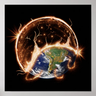 世界のポスターの終わり。 ポスター
