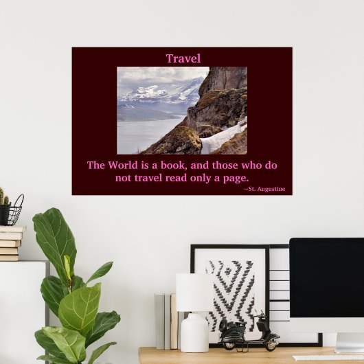 世界のポスターを旅行 ポスター (ホームオフィス)