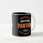 世界のポーパ最高のーー ツートーンマグカップ (正面右)