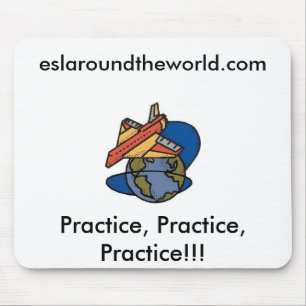 世界のマウスパッドのまわりのESL マウスパッド