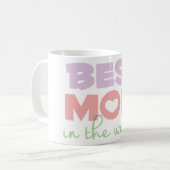 世界のマグの最も最高のなお母さん コーヒーマグカップ (正面左)