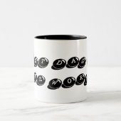 世界のマグの最も最高のなパパ ツートーンマグカップ (中央)