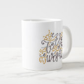 世界のマグカップに手渡離れし ジャンボコーヒーマグカップ (正面右)