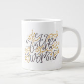 世界のマグカップに手渡離れし ジャンボコーヒーマグカップ (右)