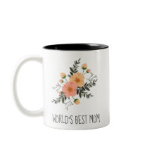 世界のマ最高のマのメカスタムッセージかわいらしフローラ