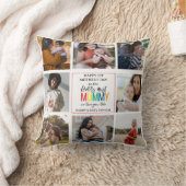 世界のミミ最高のー1日目のフォトコラージュ クッション (ブランケット)