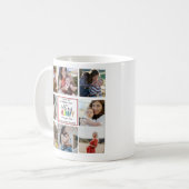 世界のミミ最高のー1日目のフォトコラージュ コーヒーマグカップ (正面左)