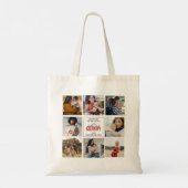 世界のミミ最高のー1日目のフォトコラージュ トートバッグ (裏面)