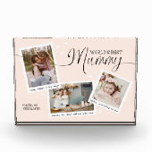 世界のミラ最高のムスクリプトのスナップショット母の日 フォトブロック (正面)