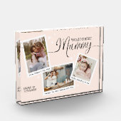 世界のミラ最高のムスクリプトのスナップショット母の日 フォトブロック (左)