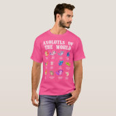 世界のメキシコのサラマンダー海図アンプの軸索 Tシャツ (正面フル)