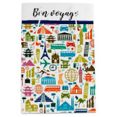 世界のメディア抱き枕 ミディアムペーパーバッグ (正面)