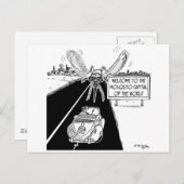 世界のモスキートの首都 ポストカード (正面/裏面)