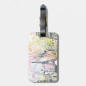 世界のモニュメントカスタムラゲッジタグ ラゲッジタグ (裏面縦)