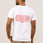 世界のライト Tシャツ (裏面)