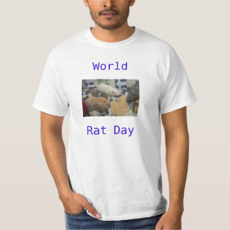 世界のラット日 Tシャツ