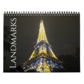 世界のランドマーク2025年 カレンダー (カバー)