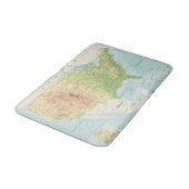 世界のレトロのカラーマップ バスマット (アングル)