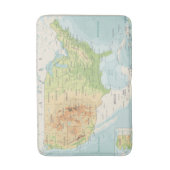 世界のレトロのカラーマップ バスマット (正面縦)