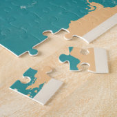 世界のレトロの政治地図 ジグソーパズル (側面)