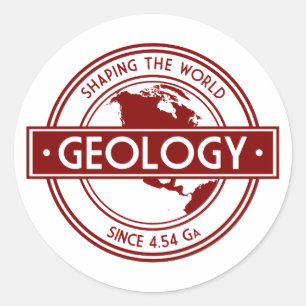 世界のロゴ(北アメリカ)を形づける地質学 ラウンドシール